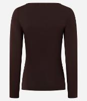 Blusa Regular em Poliamida com Decote Canoa - 1