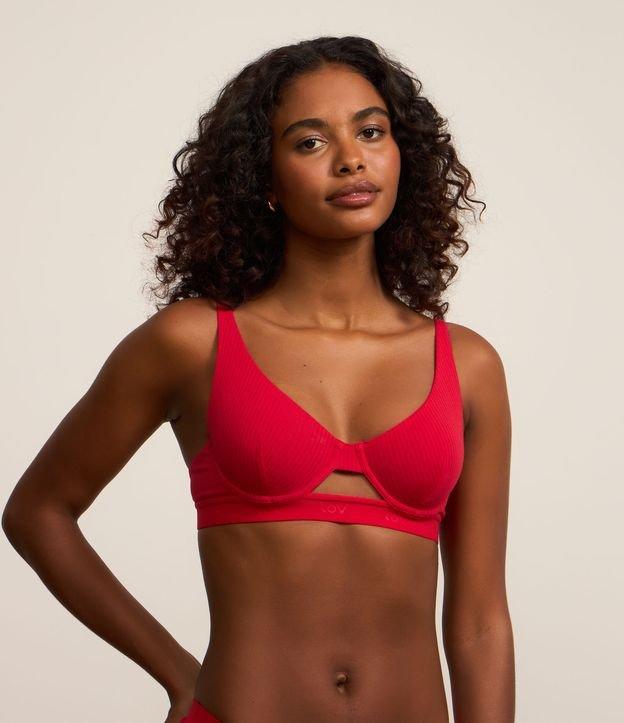 Sutiã Com Bojo Sem Aro Texturizado - 1