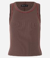 Regata em Ribana com Frisos Contrastantes - 1