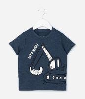 Camiseta Infantil com Estampa Tratorzinho - Tam 1 a 6 Anos - 1