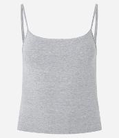 Blusa em Ribana de Alcinha com Trabalhado no Decote - 1