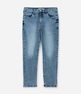 Calça Jeans com Elastano Slim com Lavagem