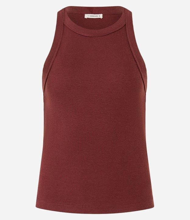 Blusa Básica Regular em Ribana de Algodão - 1