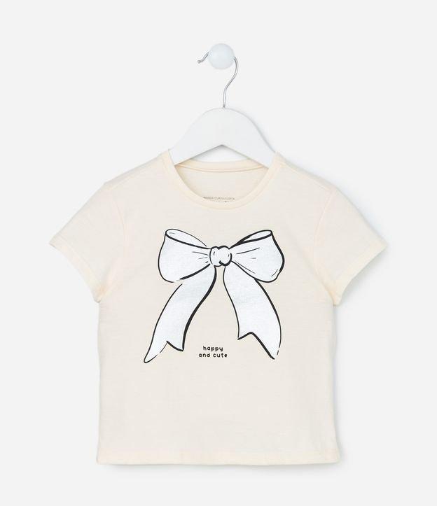 Blusa Infantil com Estampa Laço - Tam 1 a 6 Anos - 1