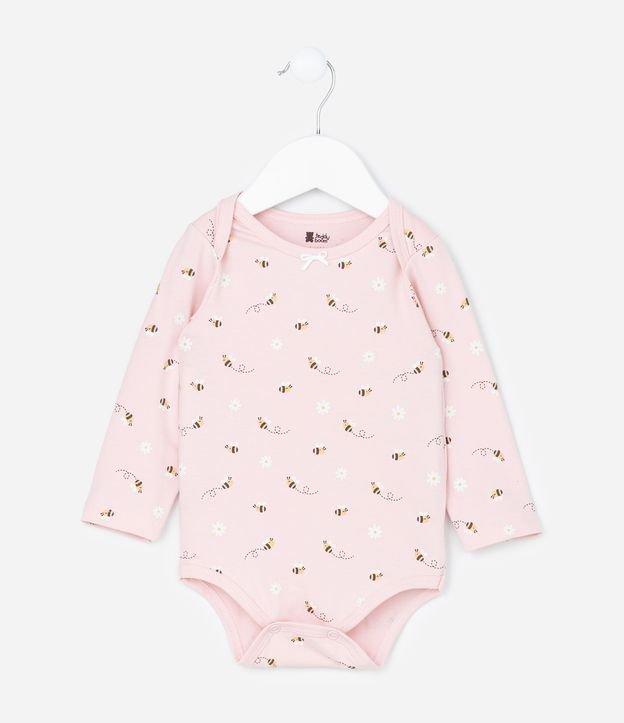 Body Infantil com Estampa Mini Abelhinhas - Tam RN a 18 meses - 1