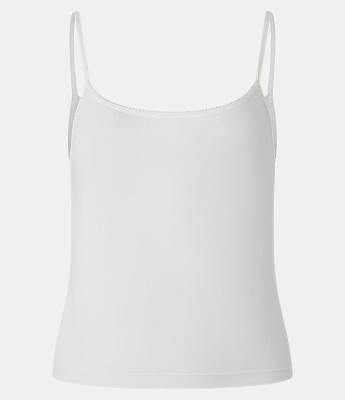 Blusa em Ribana de Alcinha com Trabalhado no Decote