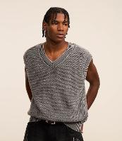 Colete Boxy em Tricô com Efeito Estonado - 1