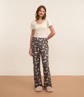 Pijama Longo Canelado com Calça Estampa de Dogs Esportistas - 2