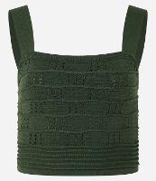 Blusa em Tricô com Ponto Fechado com Alça Larga - 1