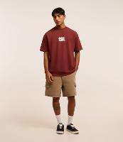 Bermuda Baggy Cropped em Sarja com Bolso Cargo - 2