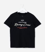 Camiseta Infantil com Lettering Racing Crew - Tam 5 a 14 Anos - 1