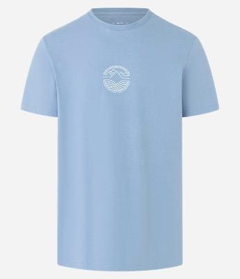 Camiseta Comfort em Algodão com Estampa Mini Silk Minimalista