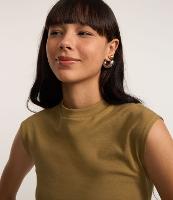 Blusa em Suedine com Ombro Caído - 2