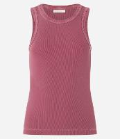 Blusa Regata Estonada em Ribana com Textura Canelada - 1