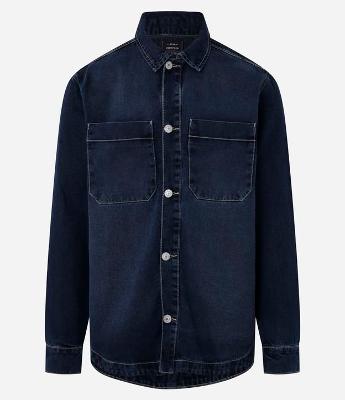 Camisa Oversized em Jeans