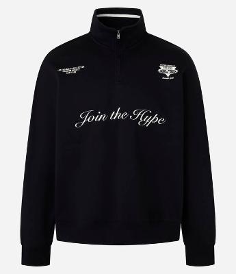 Casaco Boxy em Moletom com Felpa e Bordado Lettering Join the hype