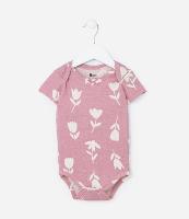 Body Infantil com Estampa de Florzinhas - Tam 0 a 18 meses - 1
