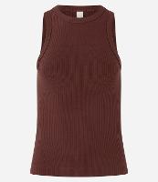 Blusa Regata em Ribana com Textura Canelada - 1