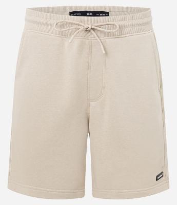 Bermuda Slim em Moletom com Felpa e Bolsos