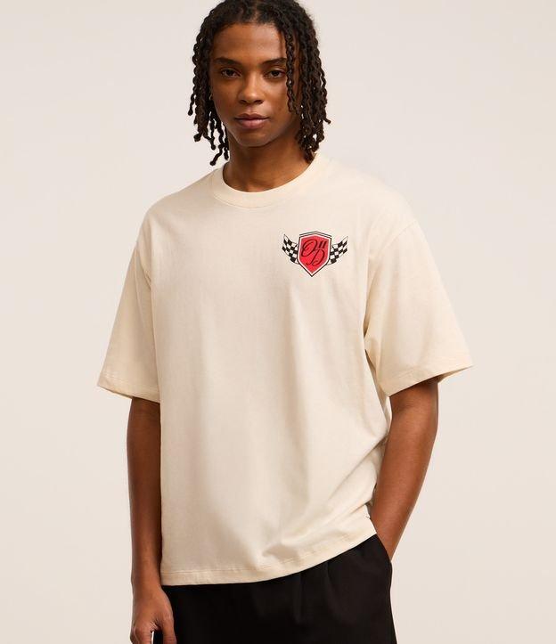 Camiseta Boxy em Algodão com Estampa de Automobilismo - 2