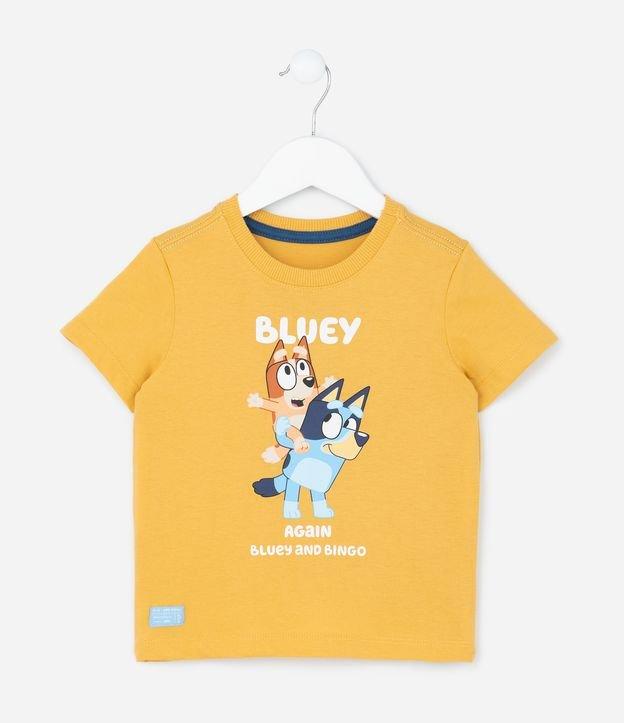 Camiseta Infantil com Estampa Bluey e Bingo - Tam 2 a 6 Anos - 1