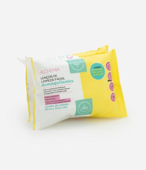 Kit Lenços de Limpeza facial Demaquilantes Alchemia Yellow Pague 2 leve 3 - 1