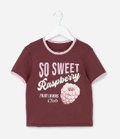 Camiseta Infantil com Estampa Fruta - Tam 5 a 16 Anos - 1