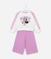 Conjunto Infantil com Bordado Paetê e Estampa Minnie - Tam 1 a 6 Anos - 1