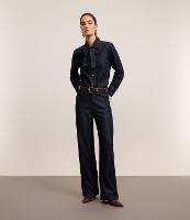 Calça Reta em Jeans Raw com Cintura Alta - 1