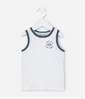 Regata Infantil em Ribana com Viés Contrastante - Tam 1 a 6 Anos - 1