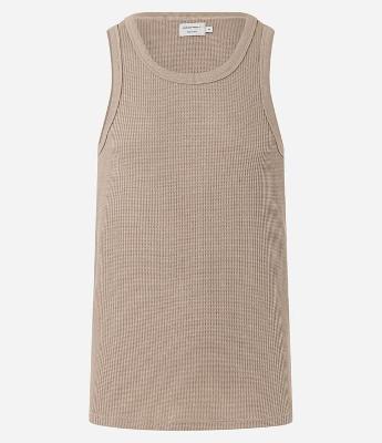 Regata Regular em Flamê com Textura