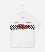 Camiseta Infantil com Estampa Hot Wheels - Tam 4 a 12 Anos - 1