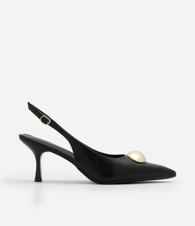 Sapato Slingback com Detalhe Bold - 1