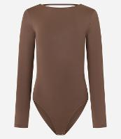 Body em Microfibra com Decote nas Costas - 1