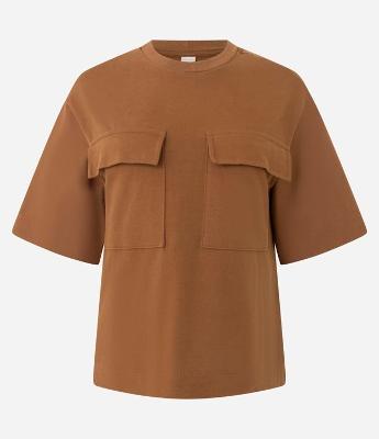 Blusa Boxy em Algodão com Bolsos Cargo Alfaiatados