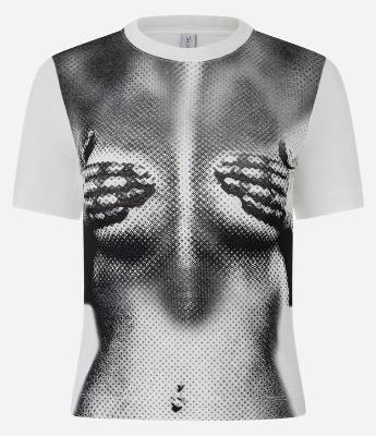 Blusa New T-shirt em Algodão com Estampa Corpo