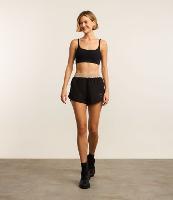 Bermuda Runner Esportiva em Poliamida com Cós Contrastante - 1