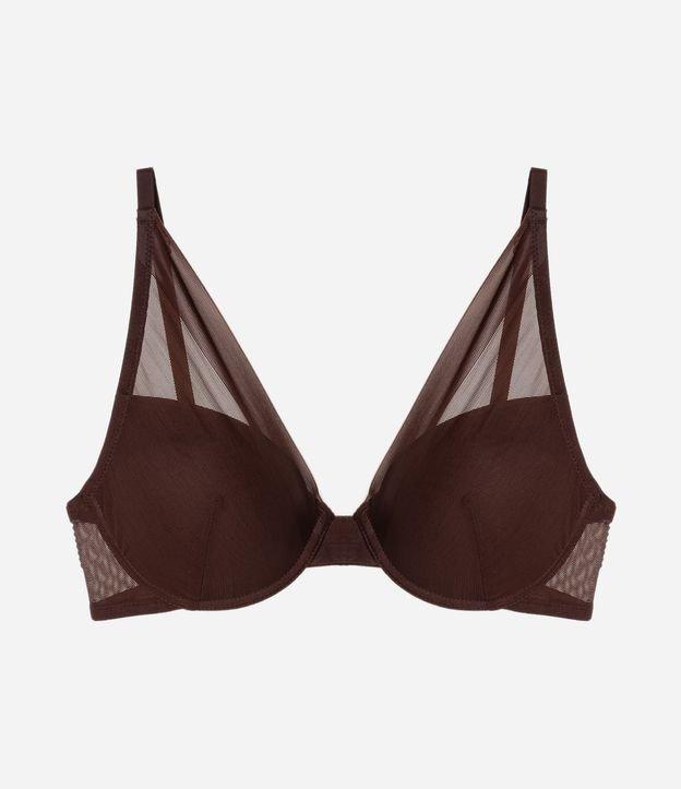 Sutiã Base com Bojo em Tule - 1