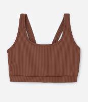 Top Esportivo Canelado em Ribana Curve & Plus Size - 1