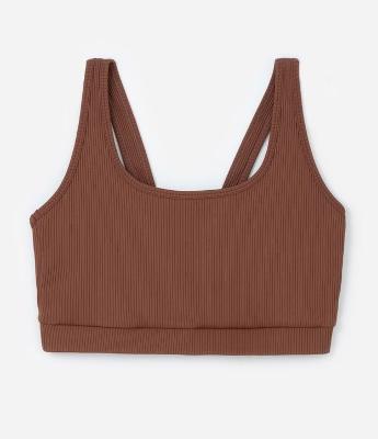 Top Esportivo Canelado em Ribana Curve & Plus Size