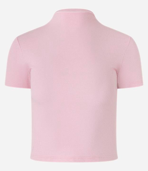 Blusa Básica Texturizada em Viscose com Golinha Alta - 1