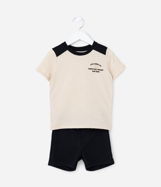 Conjunto Infantil em Moletom com Recortes - Tam 1 a 6 Anos - 1