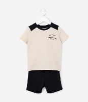 Conjunto Infantil em Moletom com Recortes - Tam 1 a 6 Anos - 1