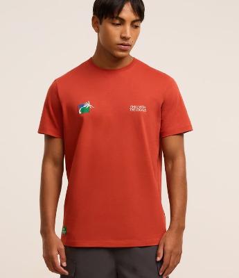 Camiseta Comfort em Algodão Peruanos com Estampa de Praia
