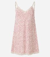 Camisola Curta em Microfibra com Estampa Onça Animal Print e Alcinhas - 1