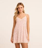 Camisola Curta em Microfibra com Estampa Onça Animal Print e Alcinhas - 2