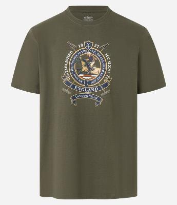 Camiseta Comfort em Algodão com Estampa de Hipismo e Lettering