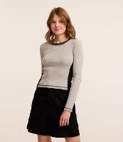 Blusa em Ribana com Detalhe de Recortes - 2