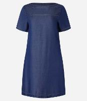 Vestido Curto em Liocel com Recortes - 1