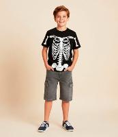 Bermuda Baggy Infantil com Bolsos Cargo - Tam 5 a 14 Anos - 2